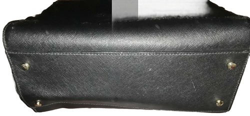 Kate Spade Leopard Hayden Run Wild Black Satchel Purse Cat Face Calfhair 30 Nice - Picture 3 of 7