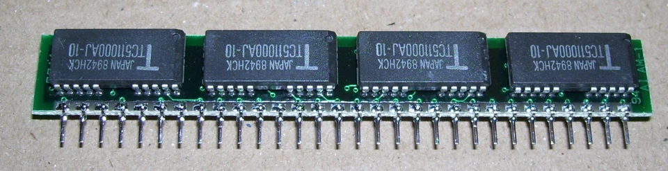 Neu Toshiba Vintage Atari 520 1040 Ste Stacy Computer Speicher 1 X 1MB 30 Polig - Bild 2 von 2