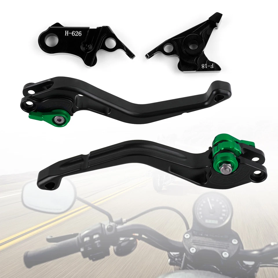 NEW Short Clutch Brake Lever fit for Honda CBR900RR VTX1300 CB400SF VFR400 GRN Foto 2 de 4