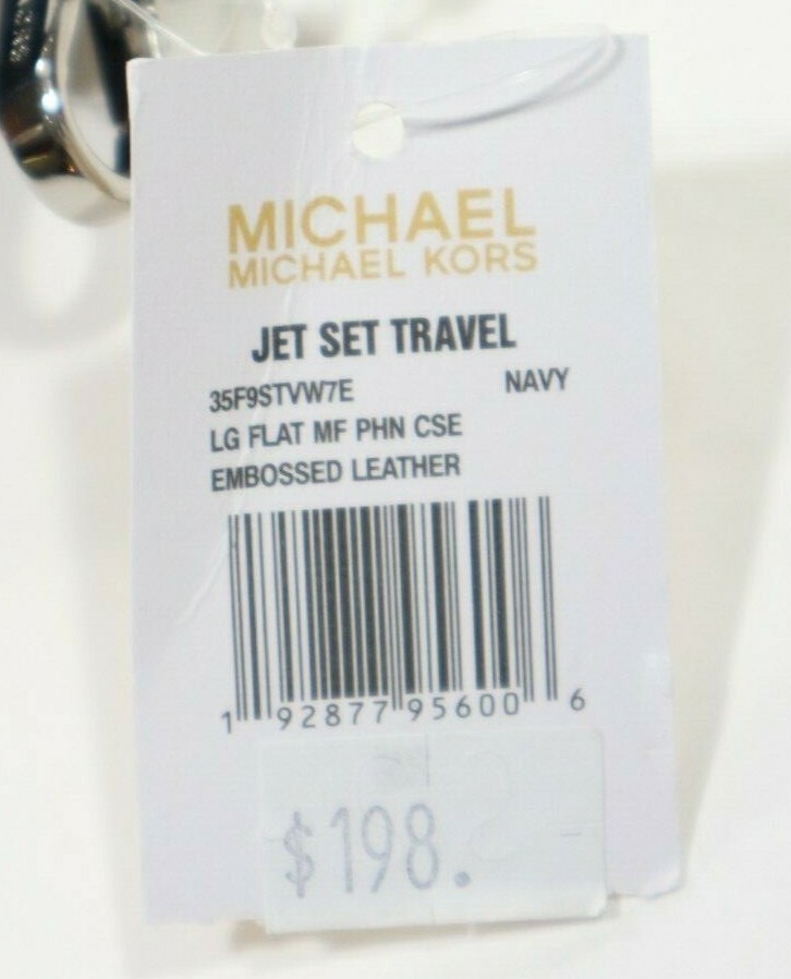 ☆MMK☆Jet Set LG Flat MF Phone Case☆Navy Michael Kors Jet Set