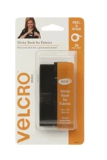VELCRO(R) Brand STICKY BACK For Fabric Tape .75X24" Black*
