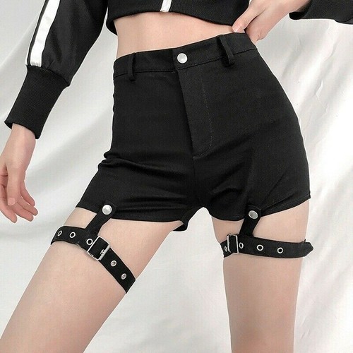Black Hot Pants Dance Shorts