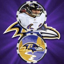 Baltimore Ravens Tyler Linderbaum 2023-2024 Collectable Chip