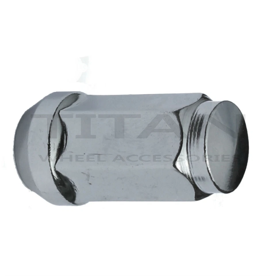 32pc Chrome XL Lug Nuts 3/4" Head 14x1.5 Bulge Acorn for Chevy GMC Hummer Trucks - Image 3 of 4