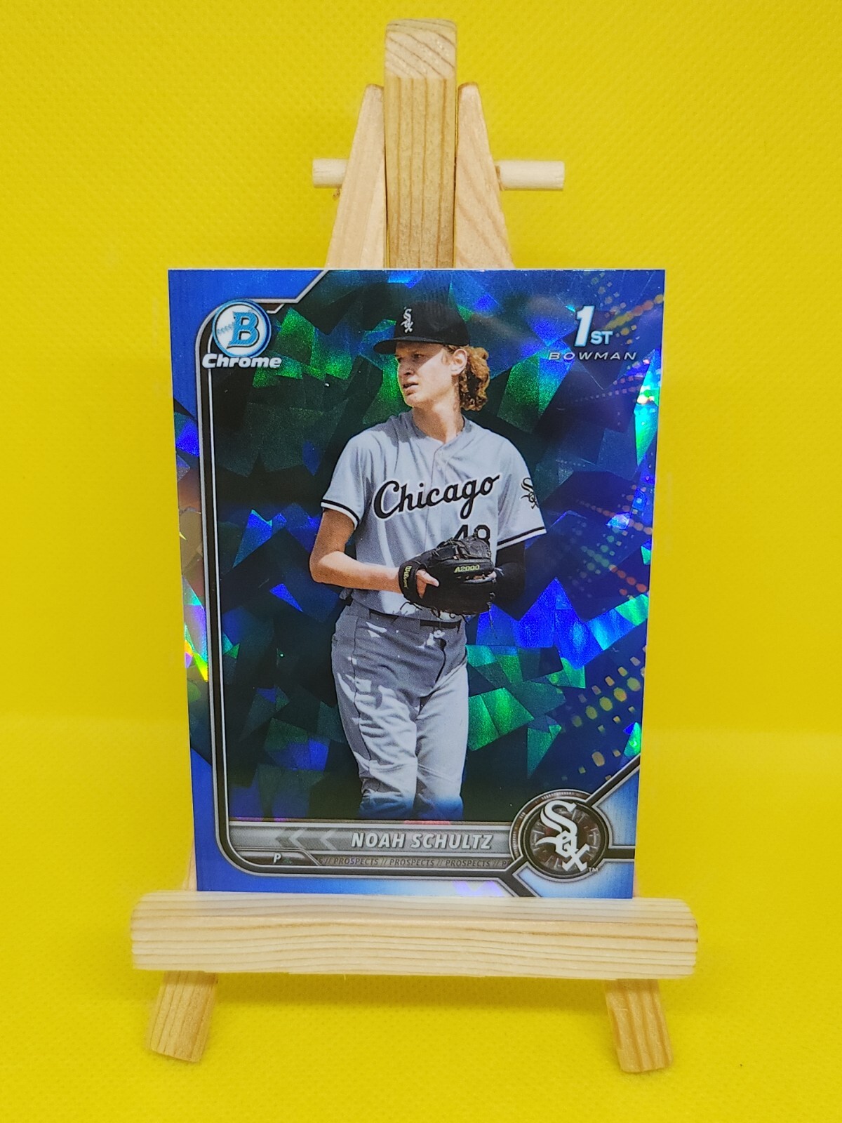 2022 Bowman Chrome 1st Sapphire Refractor Noah Schultz - Chicago White Sox