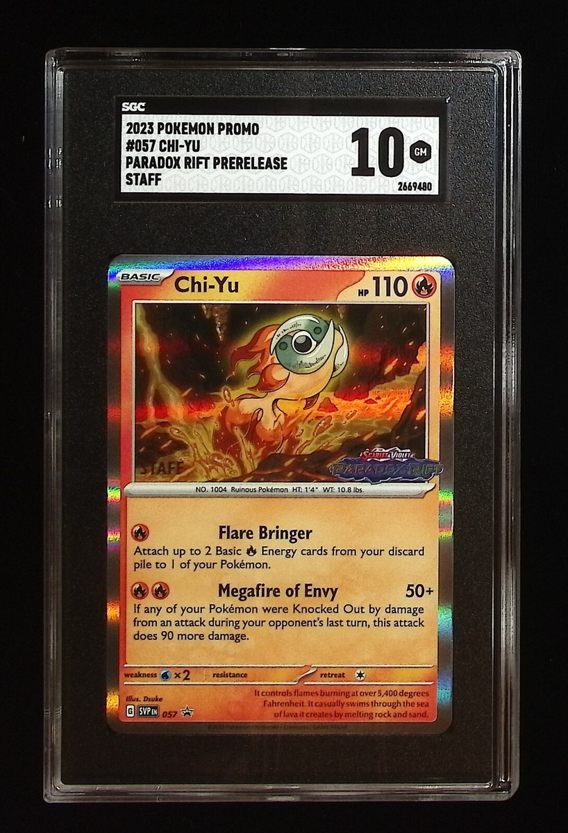 2023 POKEMON SVP EN-SV PROMO 057 CHI-YU PARADOX RIFT PRERELEASE