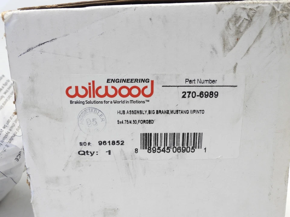 Conjunto de buje Wilwood 270-6989 freno grande **Leer anuncio** Ford Mustang I 974-1980 Foto 2 de 4