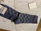 Gucci SS23 GG Print Knit Sock 572266-4G056-4178 Unisex Blue — photo 2