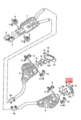 NEW VW PHAETON 3D1 3D2 3D3 3D4 3D6 3D7 3D8 3D9 RETAINER RIGHT 3D0253463G