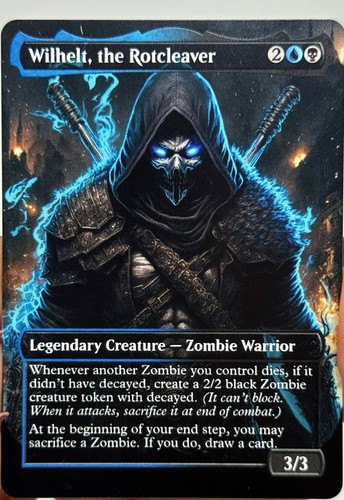 Wilhelt, the Rotcleaver Proxy Card with Custom designed art
