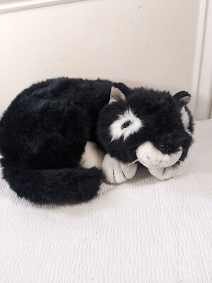 WMG Cat Plush Toy Black White tuxedo kitty kitten stuffed animal NOT WORKING