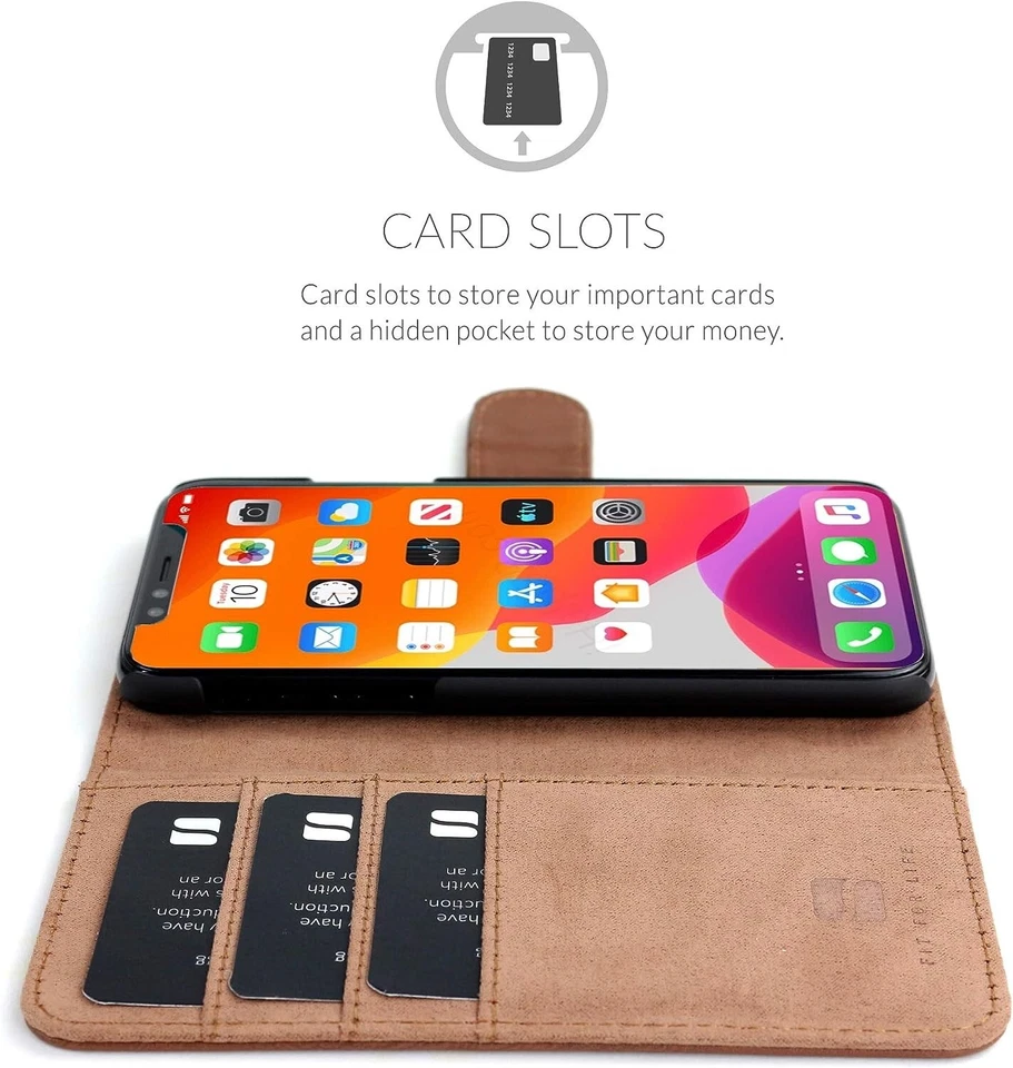 🔥 Funda Billetera iPhone 11 Pro Soporte para Tarjetas Función Serie Legacy Cubierta Abatible 🔥 Foto 4 de 4