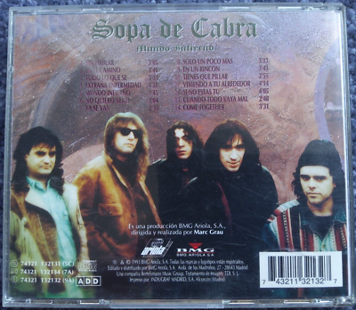 【中古】 MUNDO INFIERNO SOPADECABRA SOPA DE CABRA ~ MUNDO INFIERNO ~ CD 1993 ~ NM/NM | eBay