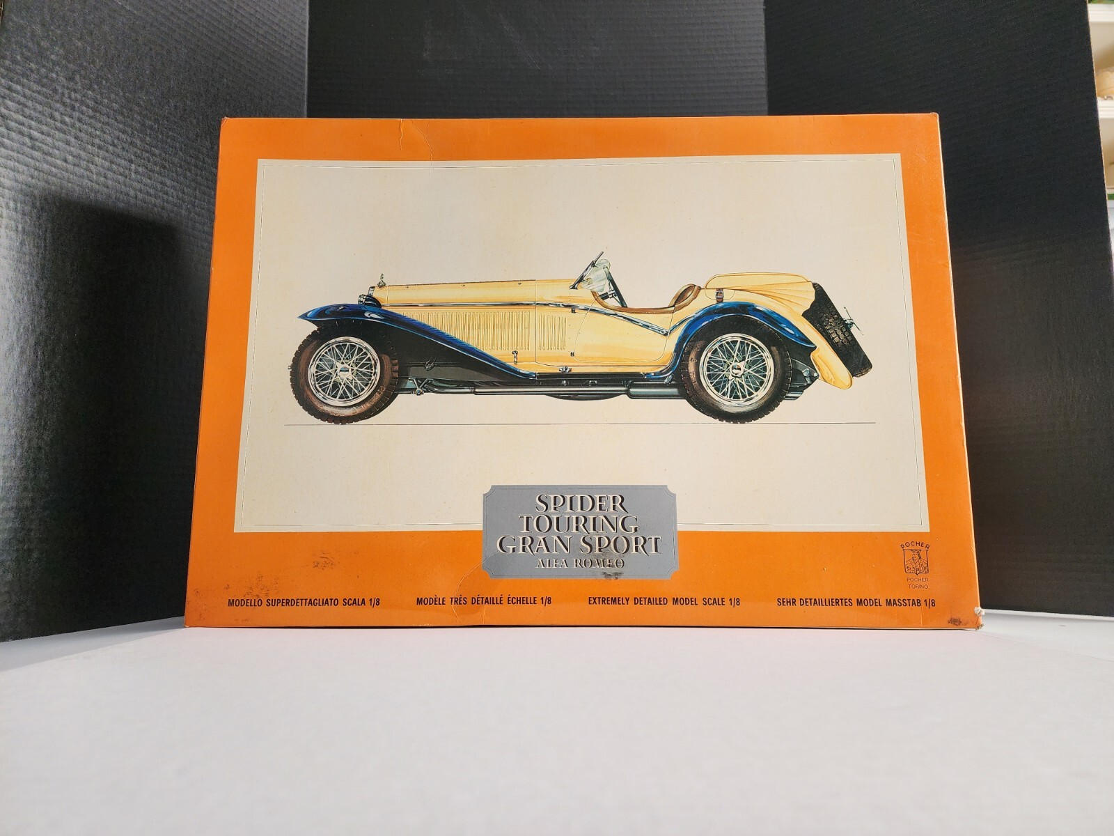 Pocher 1932 Alfa Romeo Spider Gran Sport 18 Scale kit Rare Orignial