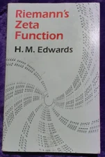 Riemann's Zeta Function Paperback Book  **STAINS**