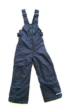 Columbia 4/5 boys snow pants bibs black Omni shield sledding winter ski skiing
