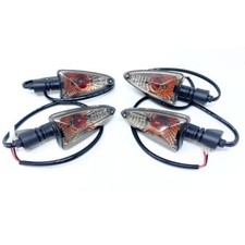 Front & Rear Indicator Set Smoked for Ducati Hypermotard 1100 S 2008-2009