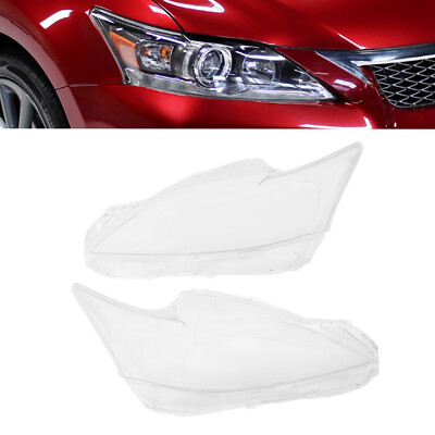 For 2012-2017 Lexus CT200h Pair Headlight Lens Covers Headlamp Covers Left+Right