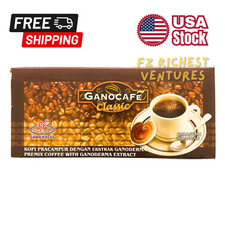 Gano Excel GanoCafe Classic Instant Black Healthy Coffee Ganoderma Lucidum Extra