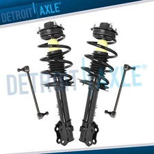 Front Struts w/ Coil Spring Assembly Sway Bars for Hyundai Tucson Kia Sportage