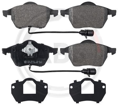36773 A.B.S. Brake Pad Set, disc brake for AUDI,VW