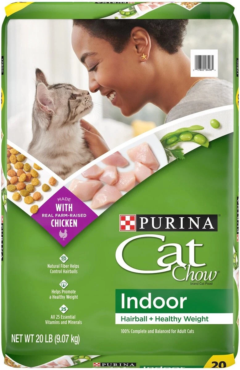 Purina Cat Chow Indoor Hairball Healthy Weight Chicken Dry Cat