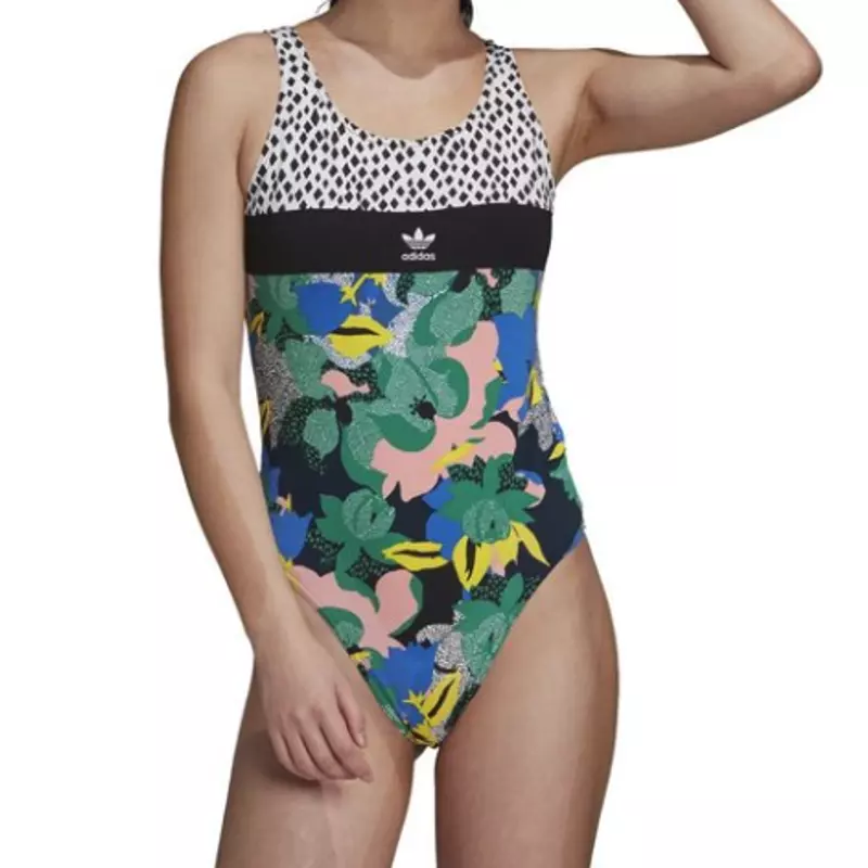 Adidas floral sales bodysuit