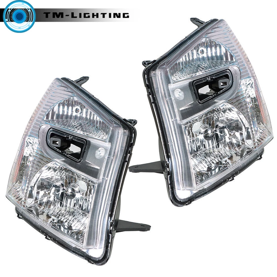 Faros halógenos para Chevrolet Equinox 2005 06-2009 carcasa cromada izquierda+derecha Foto 4 de 4