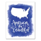 Creative Products America the Beautiful 11 x 14 Canvas Wall Art