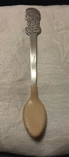 Vintage 1980's Smurfs Peyo Danara Baby First Stainless Steel Spoon Taiwan