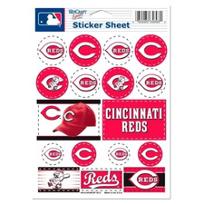 Cincinnati Reds Vinyl Die-Cut Sticker Set / Decal Sheet Wincraft