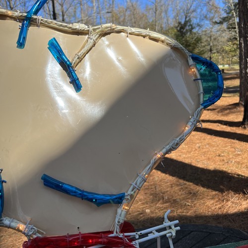Snoopy 45" Mr. Christmas Colorful Light Sculpture - Picture 4 of 7