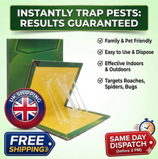 10 Pack Pest Trap Boards, Strong Sticky Trap Pad And Boards For Multi Pests Glu