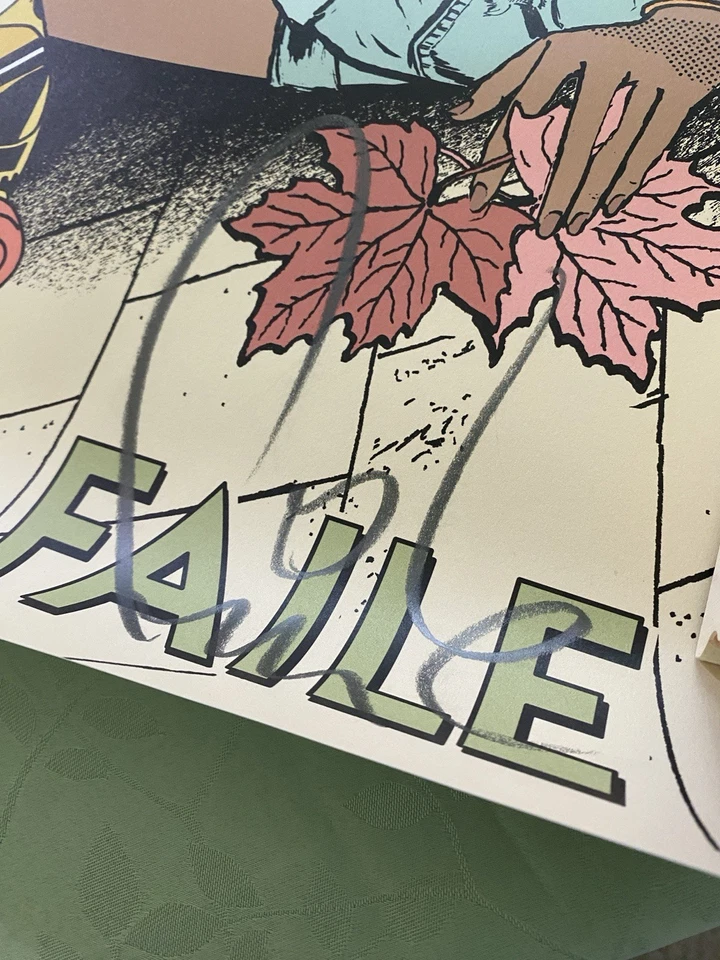 Impresión firmada talla de la pelea Foto 3 de 3