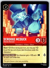 Scrooge McDuck - Ghostly Ebenezer 104/204 Uncommon Winterspell NM Lorcana Disney