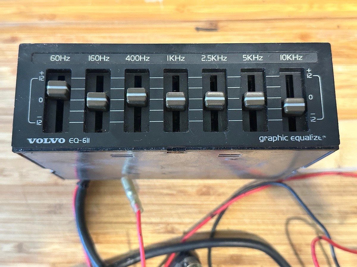 VOCU Parametirc Equalizer ヴィンテージワイヤー配線 Vintage Volvo Graphic Equalizer | eBay