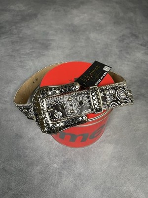 Supreme x b.b. Simon Bandana Gürtel schwarz Gr. M