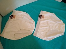 NEW Bali Comfort Revolution Bali Briefs White Lace Style 803J SZ 10/11