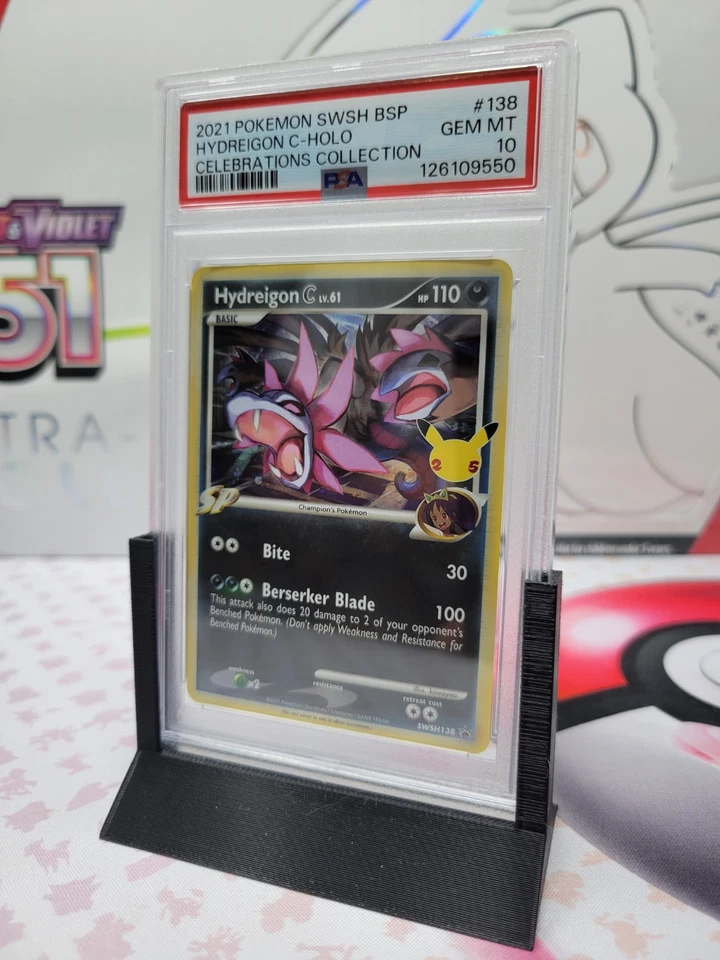 2021 Hydreigon C lv.61 SWSH138 Sword & Shield Promo Cards Holo PSA 10 Low Pop - Image 2 of 4
