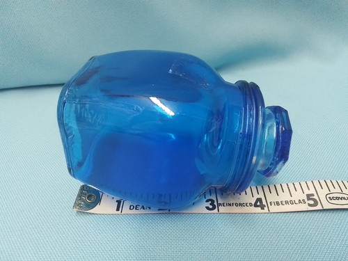 Cobalt Apothecary Jar Starburst Lid - Picture 5 of 5