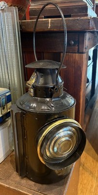 Appleton Brisbane Railway Signalling Kerosene Lantern with Metal Chimney ''E'' #1