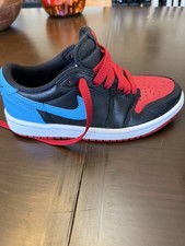 KIDS NIKE AIR JORDAN BLACK BLUE RED KIDS SIZE 5