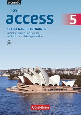 English G Access - G9 - Band 5: 9. Schuljahr - Klassenarbeitstrainer mit Audi...