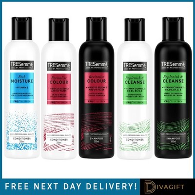 TRESEMME REPLENISH CLEANSE SHAMPOO CONDITIONER REVITALISIEREN FEUCHTIGKEIT FARBLOTION