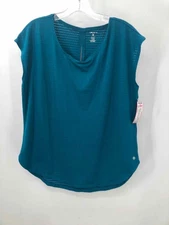 Pre-Owned Layer 8 Blue Size Medium Athletic Tee