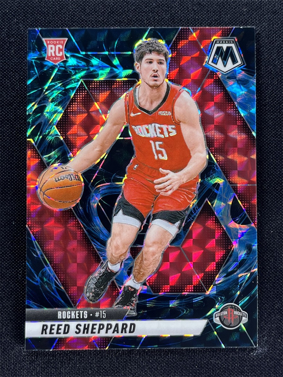 2024-25 Panini Mosaic Reed Sheppard #249 Genesis Prizm RC Rookie Case Hit SSP