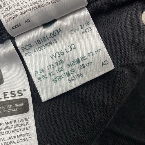 Levis 505 Faded Black Regular Straight Leg Jeans Black Label Men’s 36x32 Read - Picture 5 of 12