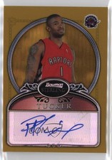 2006-07 Bowman Sterling Gold Refractor 99/219 PJ Tucker #82 Auto 04cw