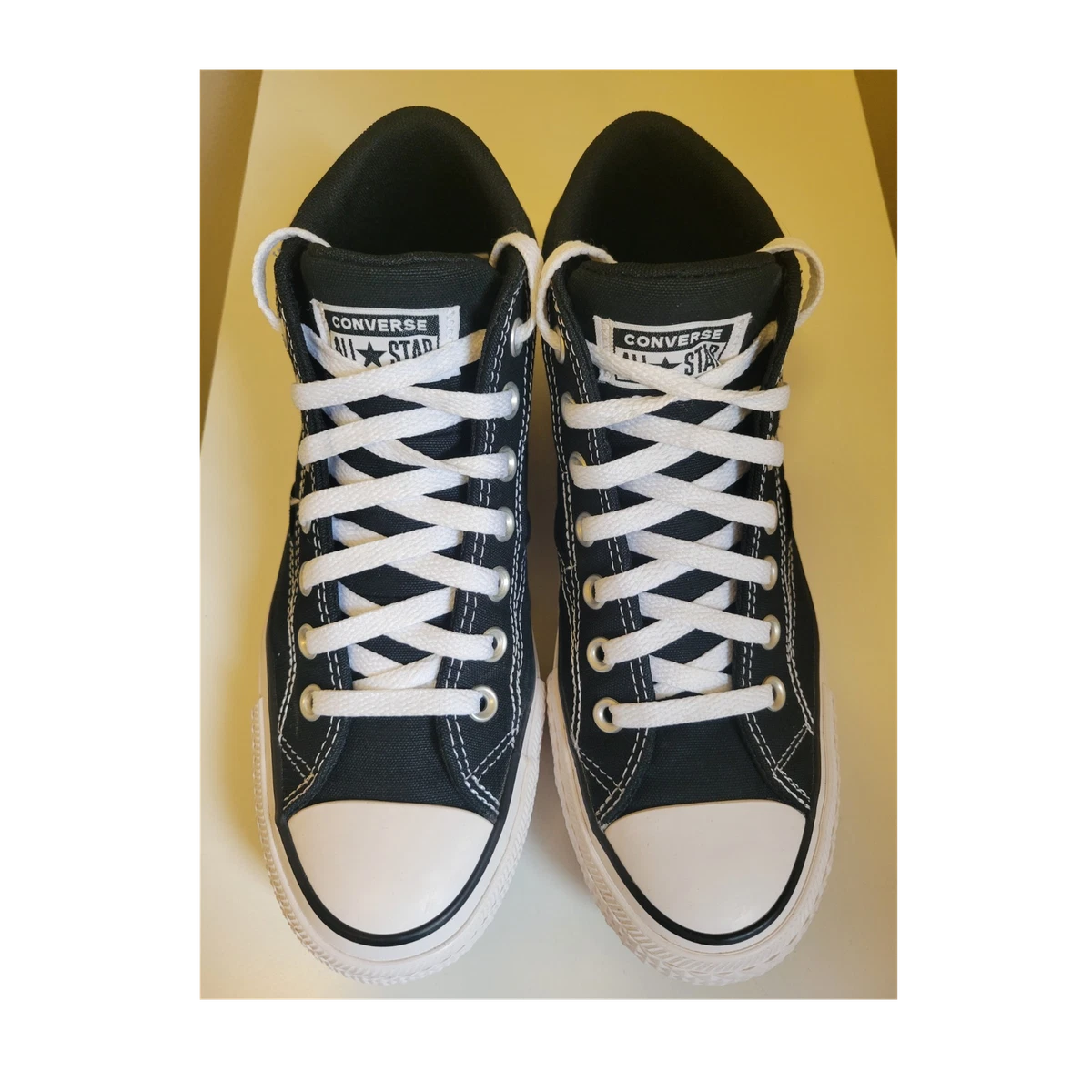 Converse Chuck Taylor All Star Street Mid Black White for 