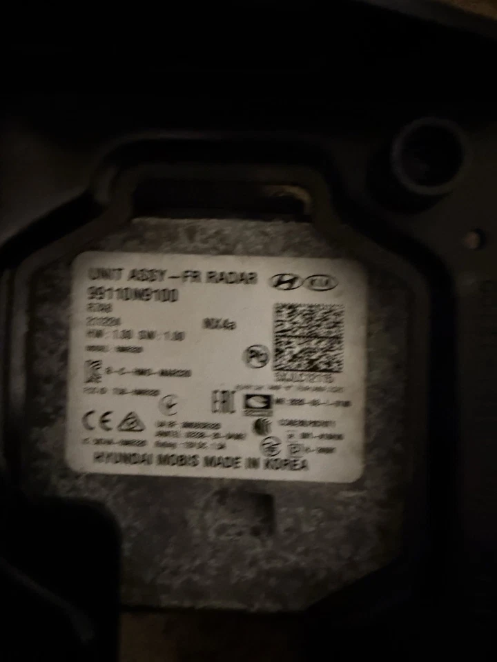 2022 2023 2024 Hyundai Tucson Front Cruise Control Distance Radar OEM 99110N9100 - Image 2 of 3